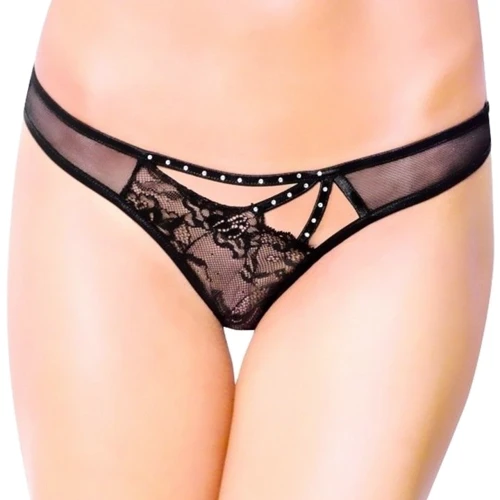 Женские трусики SoftLine - Thongs 2441, S/M (black)