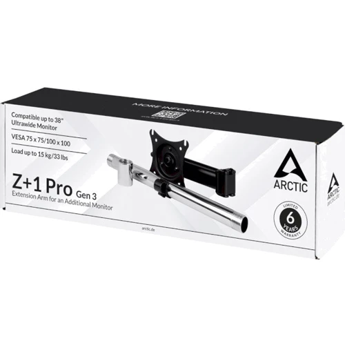 Крепление для мониторов Arctic Z+1 Pro Gen. 3 34"-38" Black (AEMNT00055A) фото 5