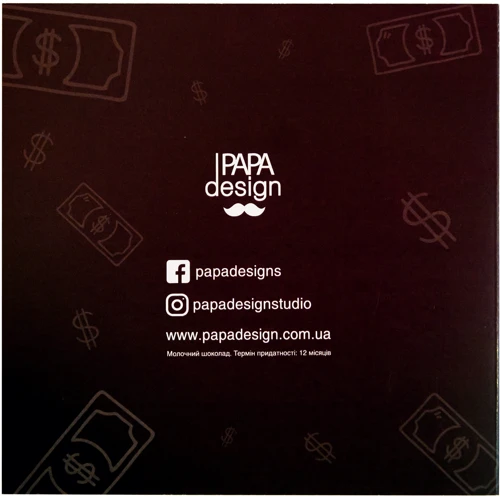 Открытка-шоколадка PAPAdesign "К деньгам": Производитель PAPAdesign