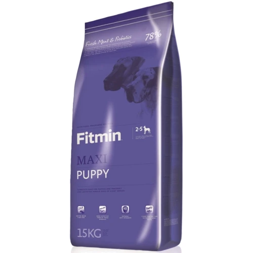 Для щенков гигантских пород Fitmin dog maxi puppy в возрасте 2 - 5 месяцев, беременных и кормящих собак 15 кг (ф6410)