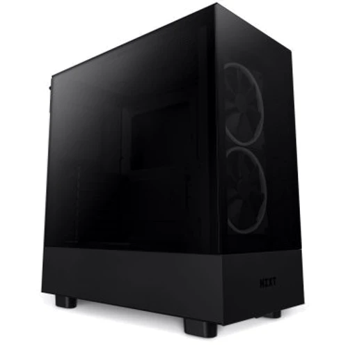Корпус NZXT H5 Elite Black (CC-H51EB-01): Материал передней панели метал