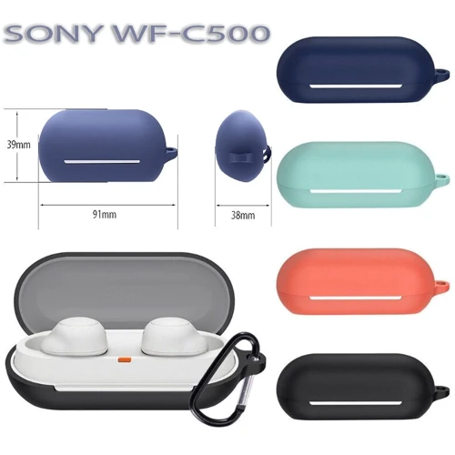 Чехол BeCover Silicon Case Dark Green (712022) for Sony WF-C500: Тип Чехол