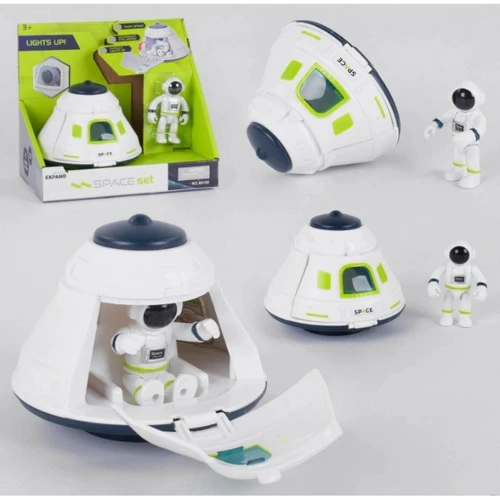 Ігровий набір космосу поворотна капсула, космонавт (YB1970)