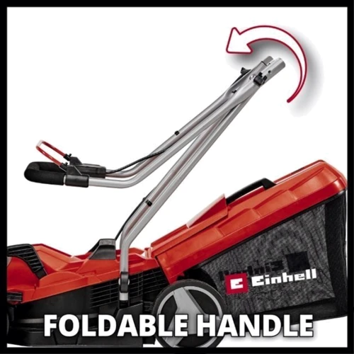 Газонокосилка Einhell GE-CM 18/33 Li - Solo (3413266) (без АКБ и ЗУ): Особенности С травосборником