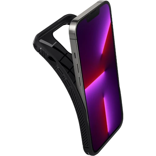 Чохол для iPhone Spigen Rugged Armor Matte Black (ACS03257) для iPhone 13 Pro: Матеріали силикон