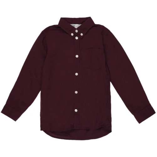 Рубашка H&M 456572 104 см сливовая