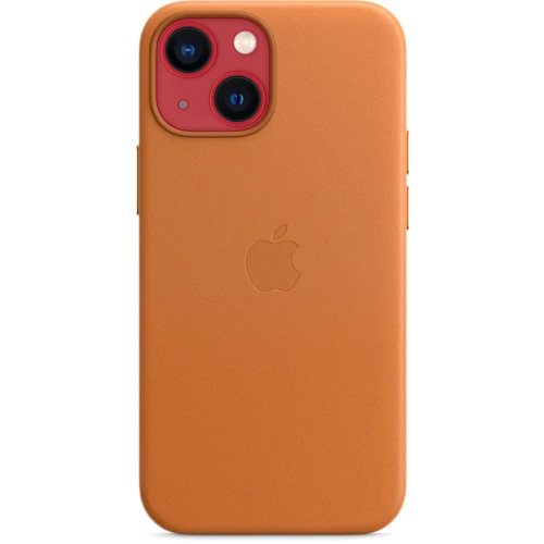 Чехол для iPhone Apple Leather Case with MagSafe Golden Brown (MM0D3) for iPhone 13 mini: Тип аксессуара чехол