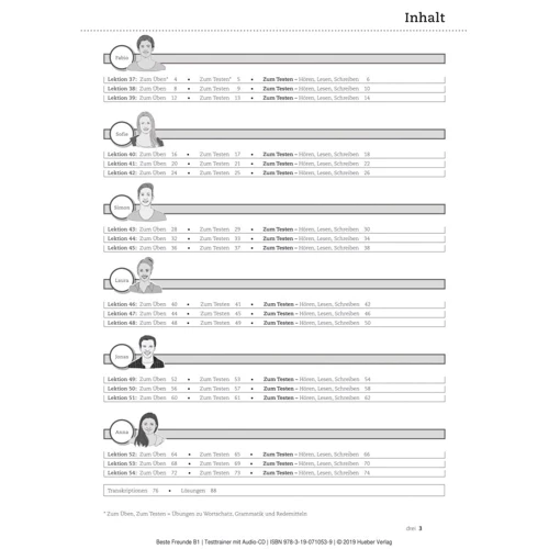 Beste Freunde B1: Testtrainer mit Audio-CD: Обкладинка Мягкая
