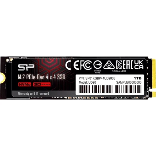 Silicon Power PCIe Gen 4x4 UD90 2280 1TB (SP01KGBP44UD9005)