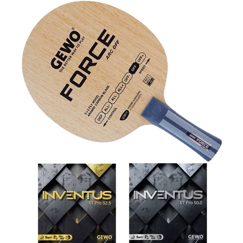 Ракетка для настільного тенісу Gewo Force ARC OFF Inventus XT Pro 52.5 + 50.0 FL (1163700001) (931328)