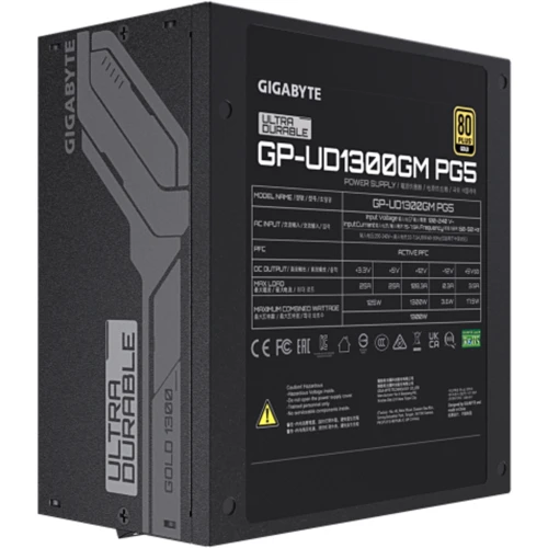Блок питания GIGABYTE UD1300GM PG5 1300W (GP-UD1300GM PG5): Вентилятор нижней стенки 140 мм