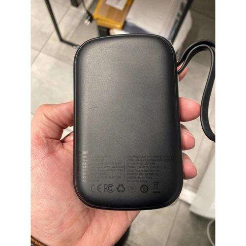 Baseus Power Bank 20000mAh with Lightning Cable Q Pow Display 20W Black (PPQD-H01) (Внешние аккумуляторы) (77670321) Stylus approved: Причина уценки Потертости на корпусе