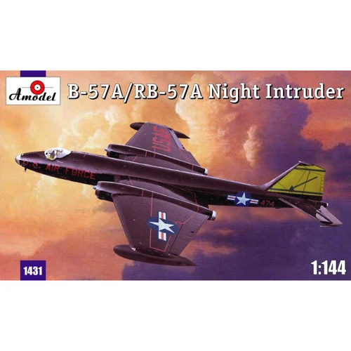 Модель Amodel Американский бомбардировщик B-57A / RB-57A Night intruder (AMO1431)
