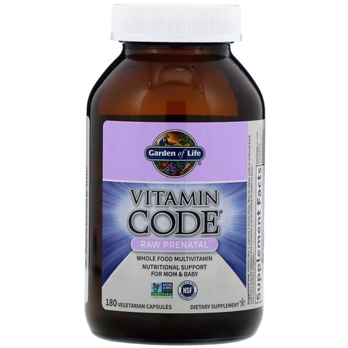Garden of Life Vitamin Code, RAW prenatal, 180 Vegetarian Capsules (GOL-11590): Тип Мультивитамины