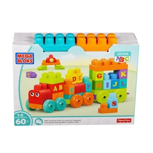Конструктор Mega Bloks Поезд с буквами 60 деталей (DXH35)
