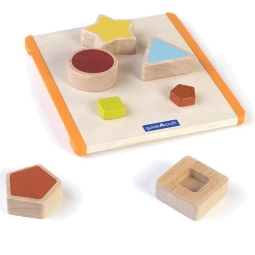 Сортер Guidecraft Manipulatives Фігури (G6733): Призначення іграшки Дрібна моторика, Координація рухів, Просторове сприйняття, Логічне мислення, Розвиток пам'яті