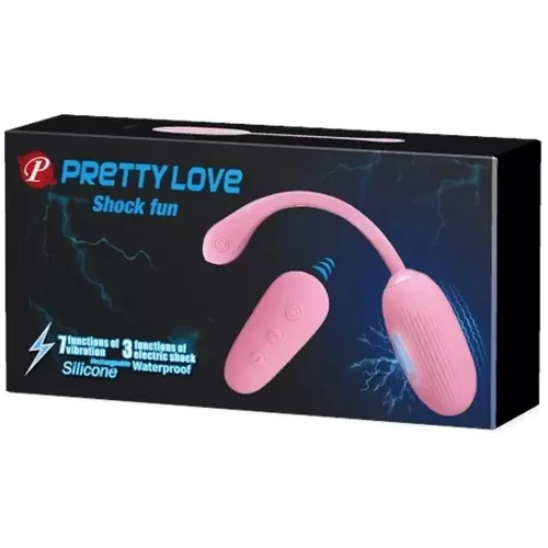 Виброяйцо-электростимулятор Pretty Love Shock Fun, BI-014609W-1