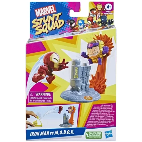 Игровой набор Hasbro SPD Герой против Преступника серии Команда каскадеров Марвел (F7065 MVL IM STUNT SQUAD FIGURE AND TGT) фото 2