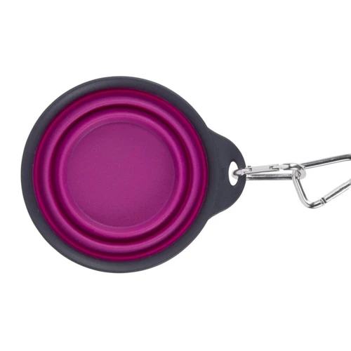 Дорожня складана миска Dexas Тревел Cup Carabiner з карабіном велика 480 мл Фіолетовий (PW2104322405): Країна виробник Китай