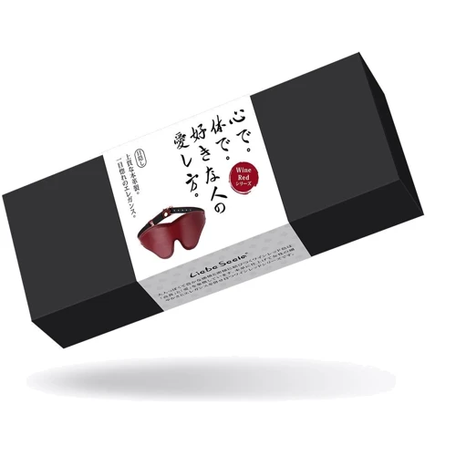 Маска на глаза Liebe Seele Wine Red Blindfold