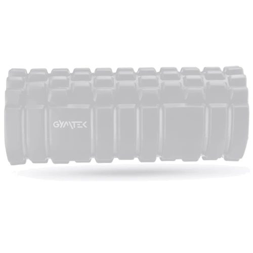 Прочий аксессуар Массажный ролик Gymtek для йоги та фитнеса EVA 33х14 см серый (5907766663584)