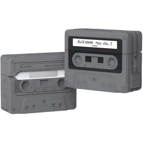 Чехол Elago Cassette Tape Case Black (EAPP2TAPE-BK+STR-BK) for Airpods Pro 2 фото 1