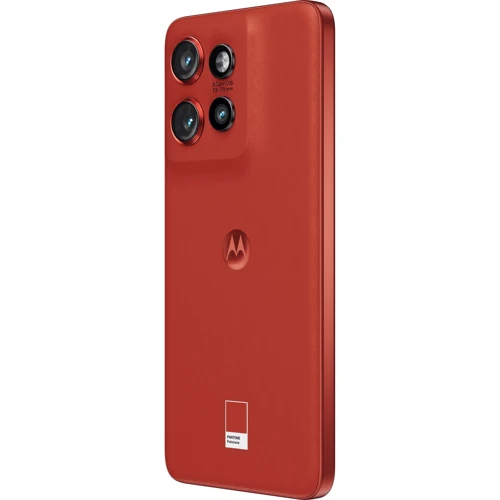 Смартфон Motorola Edge 50 Neo 5G 8/256GB Poinciana (UA UCRF): Камера тройная 50 МП (f/1.8) + 10 МП (f/2.0) + 13 МП (f/2.2) / LED вспышка / HDR / Панорама / Фронтальная 32 МП (f/2.4)