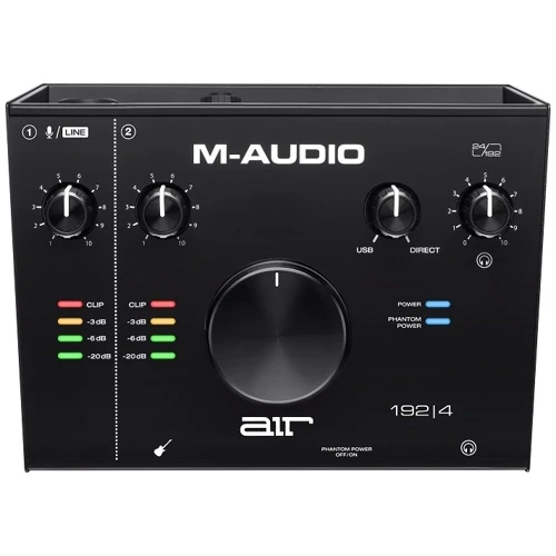Аудиоинтерфейс M-AUDIO AIR192x4SPRO: Аналоговые выходы L and R (balanced, differential 1/4" [6.35 mm] TRS)