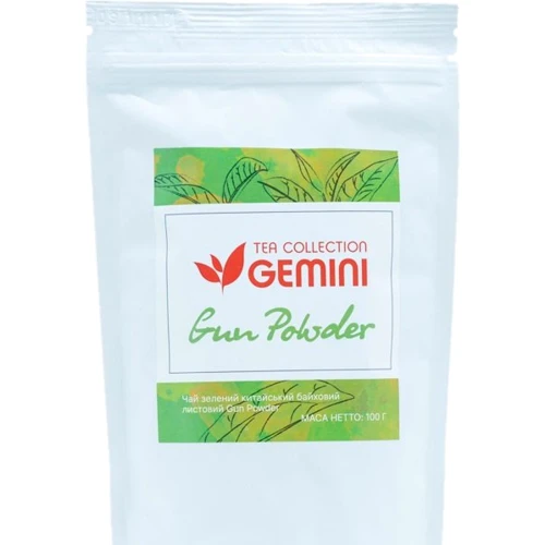 Чай Gemini зеленый Tea Collection Ган Паудер 100 г (5000000039364)