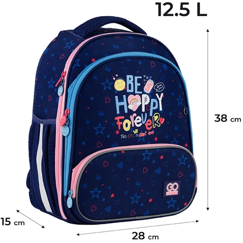 Рюкзак GoPack Education каркасний 597M-3 Be Happy (GO24-597M-3) фото 14