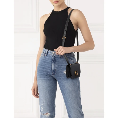Женская сумка кросс боди Guess Corily Convertible Xbody Flap черная (HWVB7991780-BLA): Тип Сумки