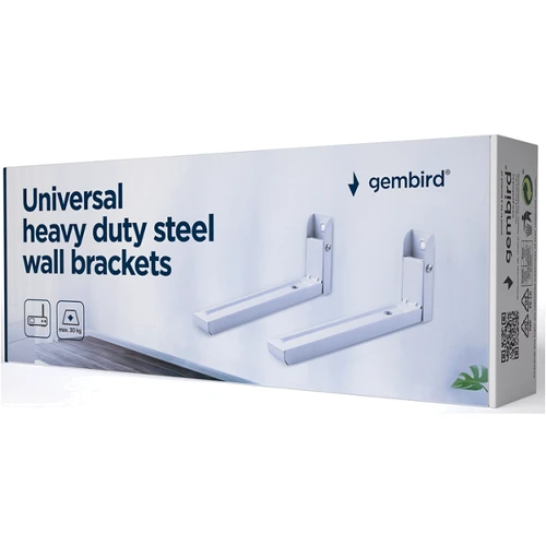 Настенные кронштейны для микроволновки Gembird WM-U30-01-W