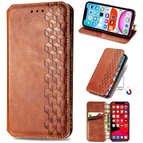 Аксессуар для смартфона Mobile Case Getman Cubic Brown for Xiaomi 13 Pro: Тип чехол-книжка