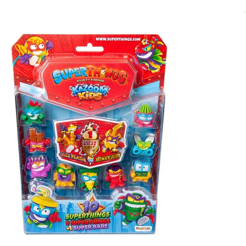 Игровой набор SuperThings серии Kazoom Kids S1 – Крутая десятка (10 фигурок) (PST8B016IN00): Производитель SuperThings