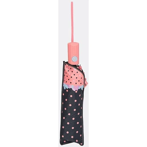 Зонт женский полуавтомат Monsen черный (C13261peach-black): Тип ручки Прямая