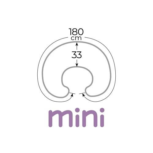Подушка для вагітних Ceba Physio Mini Flora & Fauna біла (W-702-099-543): Виробник Ceba