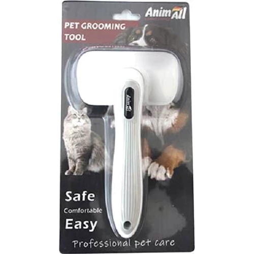 

Пуходерка AnimAll Groom для собак и кошек с автоматической системой очистки MG9702 Серая (169223)