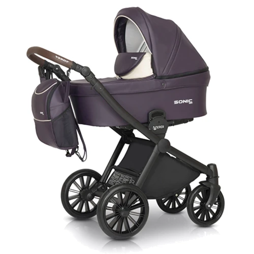 Универсальная коляска 3 в 1 Verdi Sonic Soft 9023-VSS-01, 01, фиолетовый