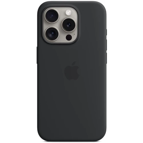 Чехол для iPhone Apple for iPhone 15 Pro Silicone Case with MagSafe Black (MT1A3) 