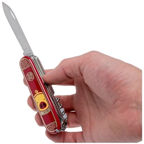 Мультитул Victorinox Huntsman Year of the Pig 91мм/15функ/красный (Lim.Ed. 8888шт) (1.3714.E8): Вес, г 99