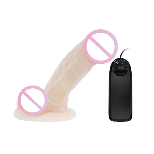 Реалистичный вибратор на присоске - KUCOOL Sextoys, BW-008009X