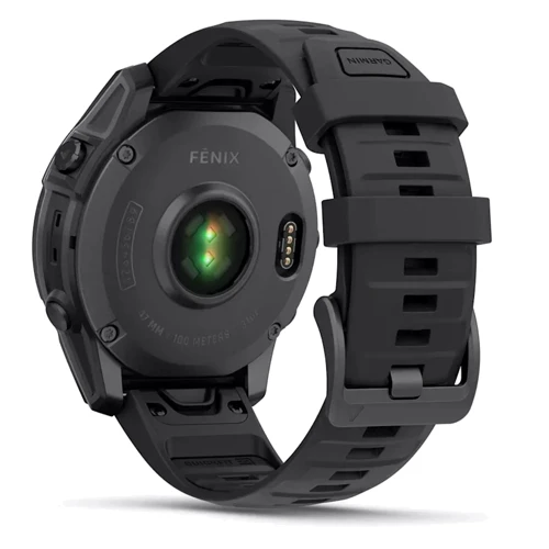 Смарт-часы Garmin Fenix E 47mm Slate Grey Steel with Black Silicone Band (010-03025-01) фото 11