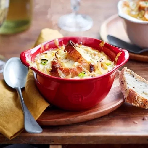 Форма для гратену Emile Henry Ovenware 16.5х14х8 см червона (342149): Матеріал Керамика