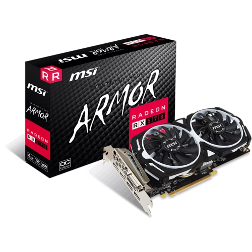 Видеокарта MSI Radeon RX 570 4GB ARMOR OC