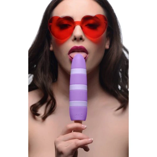 Вибратор фруктовое мороженное Xr Brands 10X Pleasin' Purple (фиолетовый)