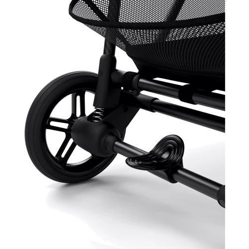 Прогулянковий візок Cybex Melio Carbon Moon Black з бампером (522002639): Матеріал коліс полиуретан
