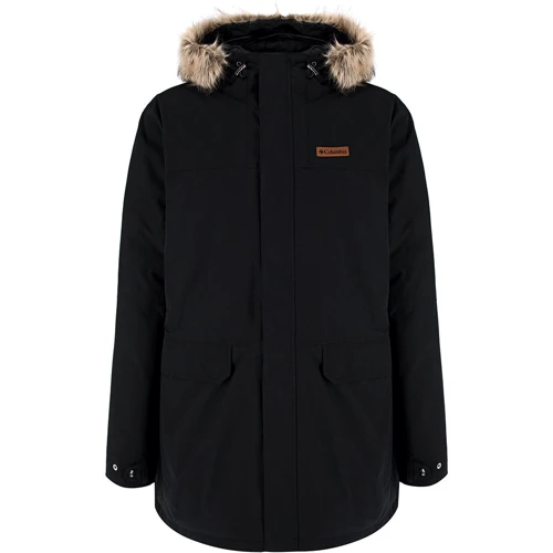 Парку Columbia Marquam Peak™ 1865482-010 46 чорна зима з капюшоном та хутром