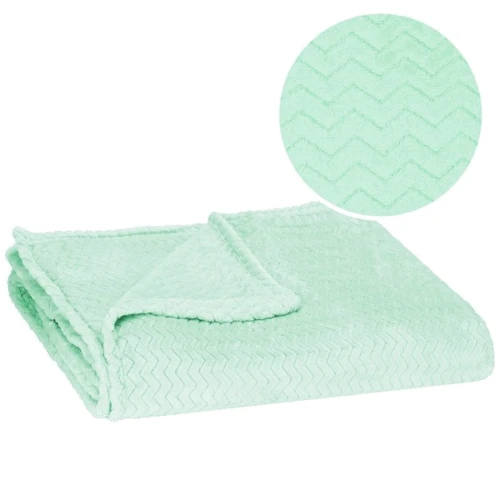 Плед Springos Extra Soft 200x220 см мятный (HA7157): Материал полиэстер