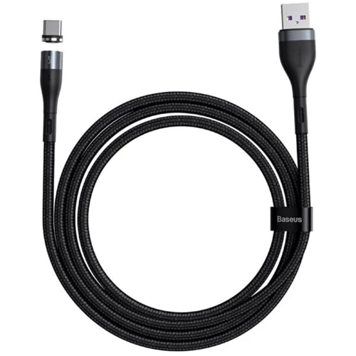 Кабель Baseus USB Cable to USB-C Zinc Magnetic Safe Fast Charging Data 1m Black/Gray (CATXC-NG1): Тип USB Cable - USB-C