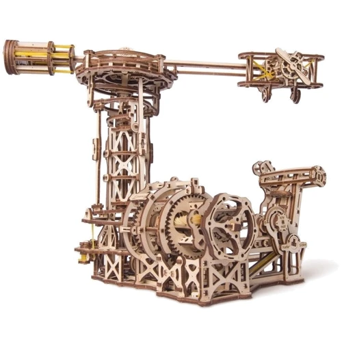 Механічний 3D пазл Ugears Авіатор (70053): Вид военная, воздушная техника, корабли, поезда